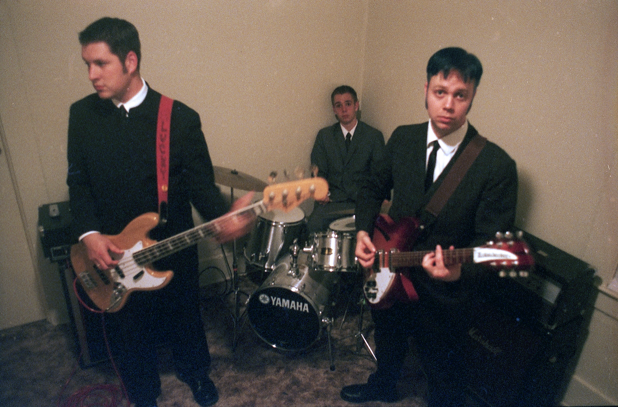 The Lucky Shots band photo in Sacramento, 2002