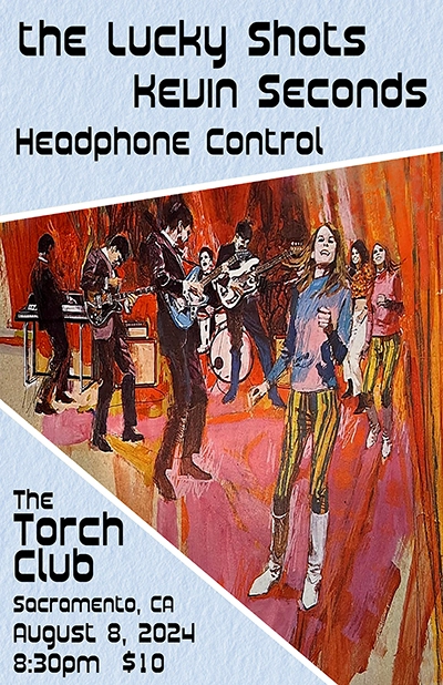 The Lucky Shots at Torch Club, Sacramento – August 2024 poster