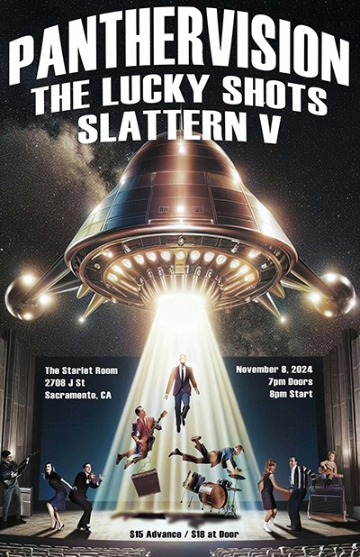 The Lucky Shots at Starlet Room, Sacramento – November 2024 poster